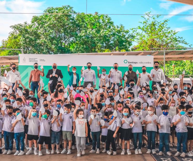Replica De la Peña programa “Ahorro de Agua” en planteles