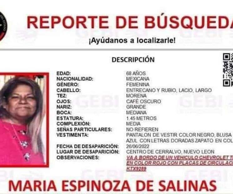 Buscan a mujer residente en Texas que desapareció en NL