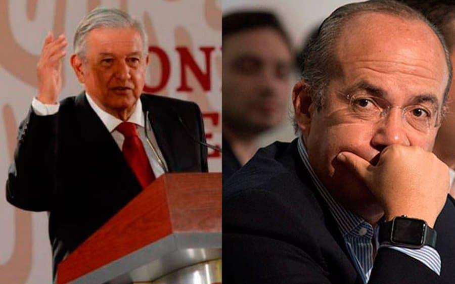 Responde Calderón que AMLO miente