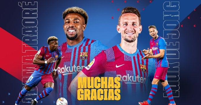 Confirma Barça salidas de Luuke de Jong y Adama