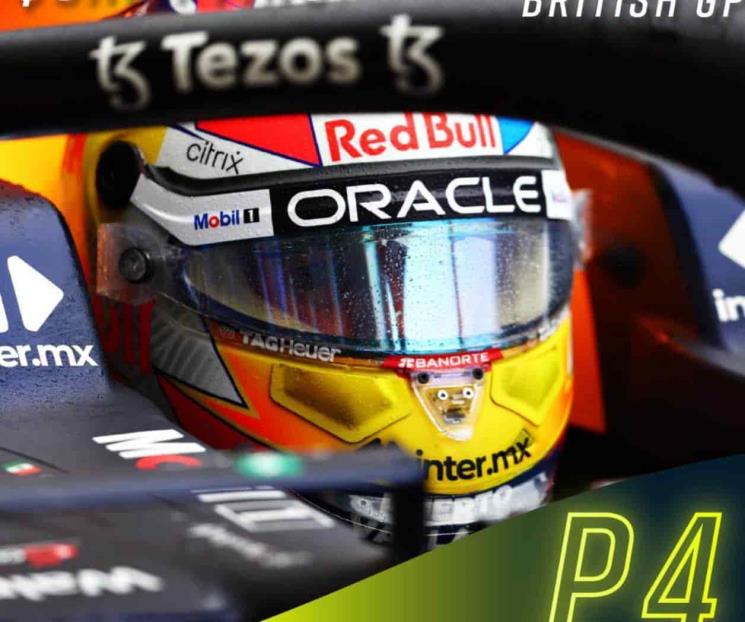 Saldrá Checo cuarto en Silverstone