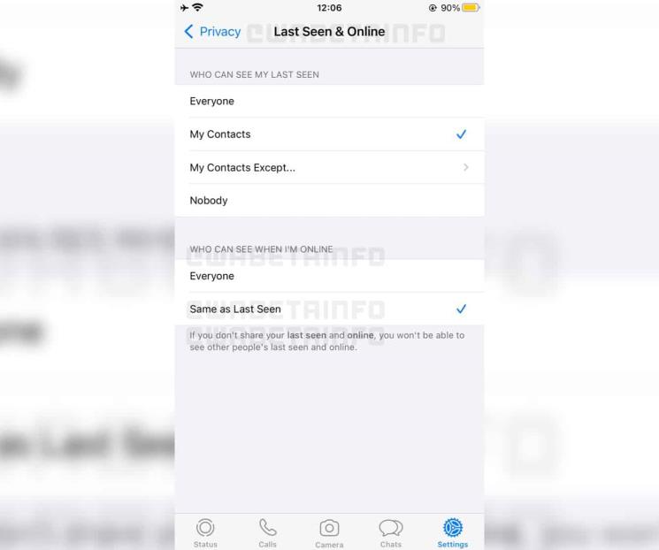 WhatsApp permitirá ocultar el estado en línea