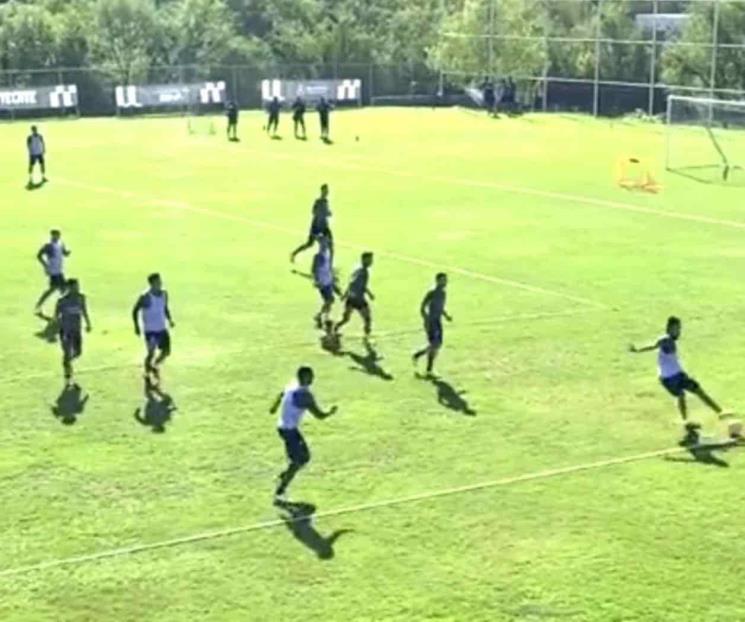 Tiene Berterame su primer entrenamiento en Rayados