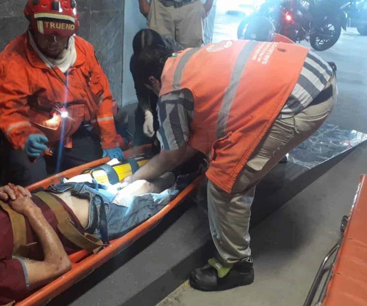 Cae elevador de un quinto piso en San Luis Potosí; un herido