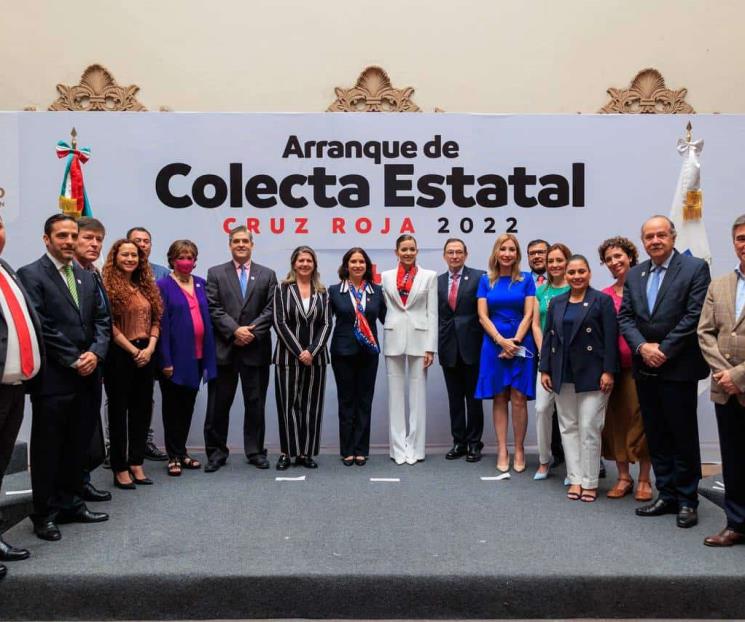 Encabeza Mariana arranque de Colecta Anual 2022 de Cruz Roja
