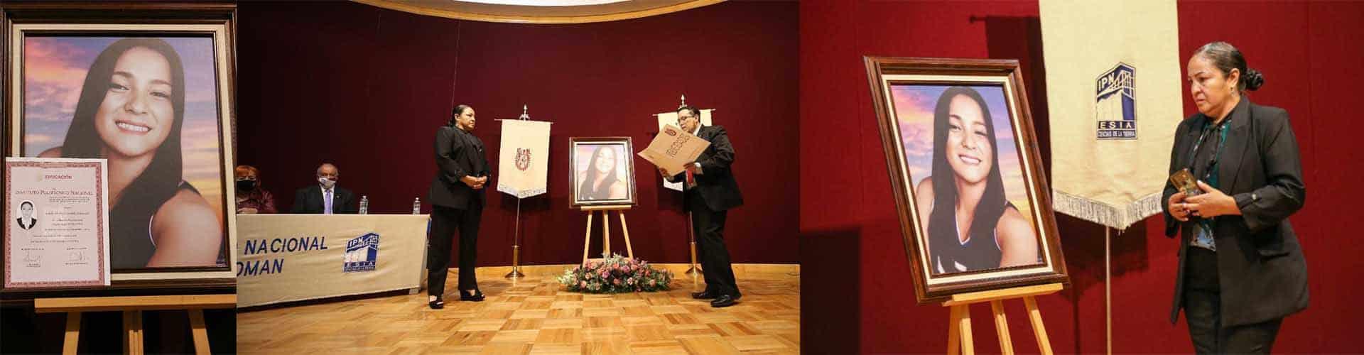 Entrega IPN título post mortem de María de Jesús Jaimes