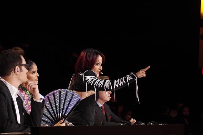 Lolita Cortés y Alexander Acha pelean en La Academia