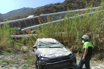 Se descarrila tren en Garc&iacute;a