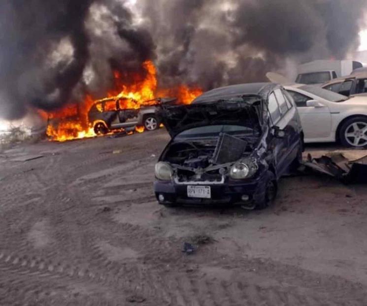 Incendio en corralón de El Carmen causa movilización
