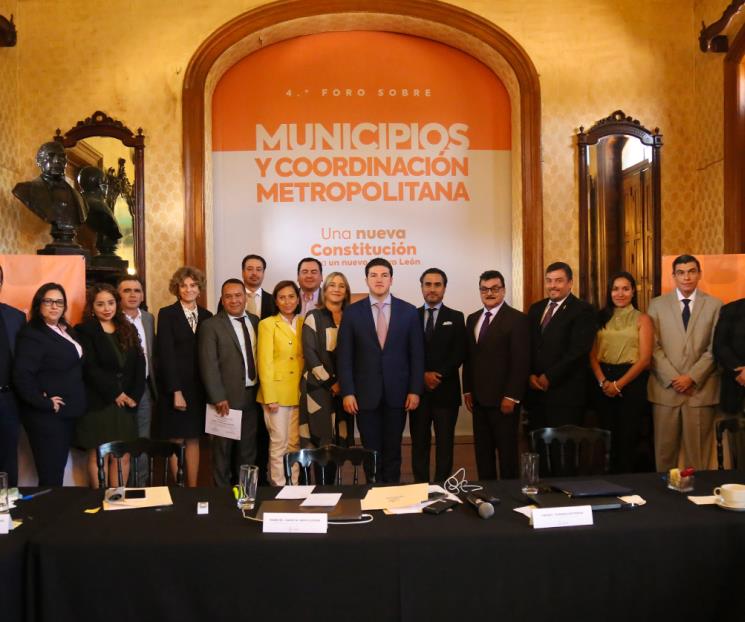 Proponen coordinación metropolitana en nueva Constitución Proponen coordinación metropolitana en nueva Constitución