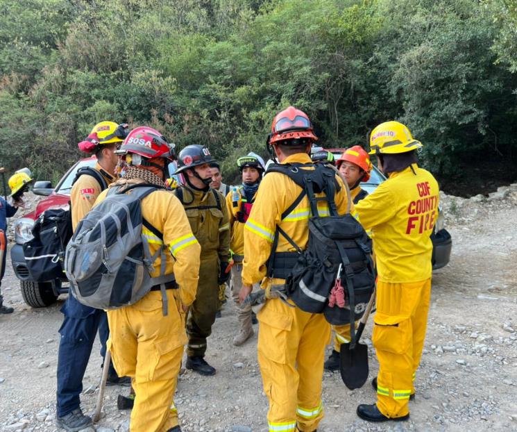 Sofocan incendio en Cerro de la Silla