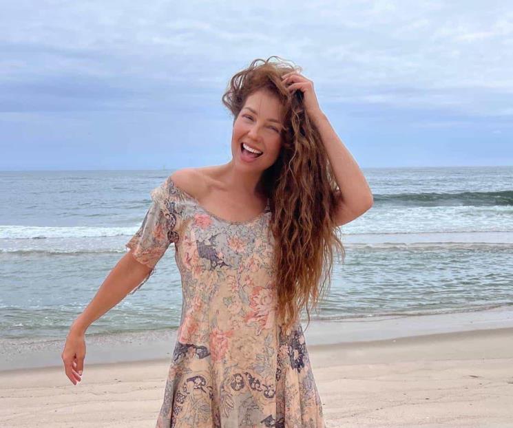 Recrea Thalía “look” de Marimar en TikTok