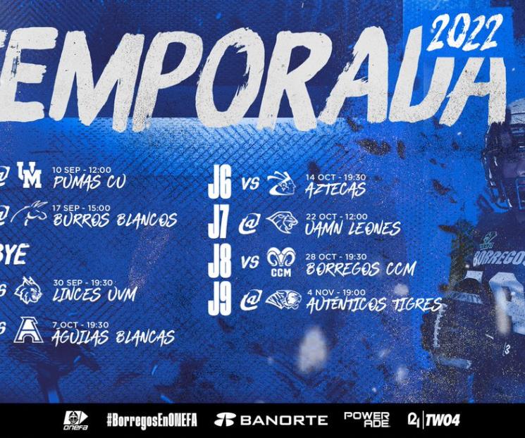 Borregos-Auténticos será el 4 de noviembre
