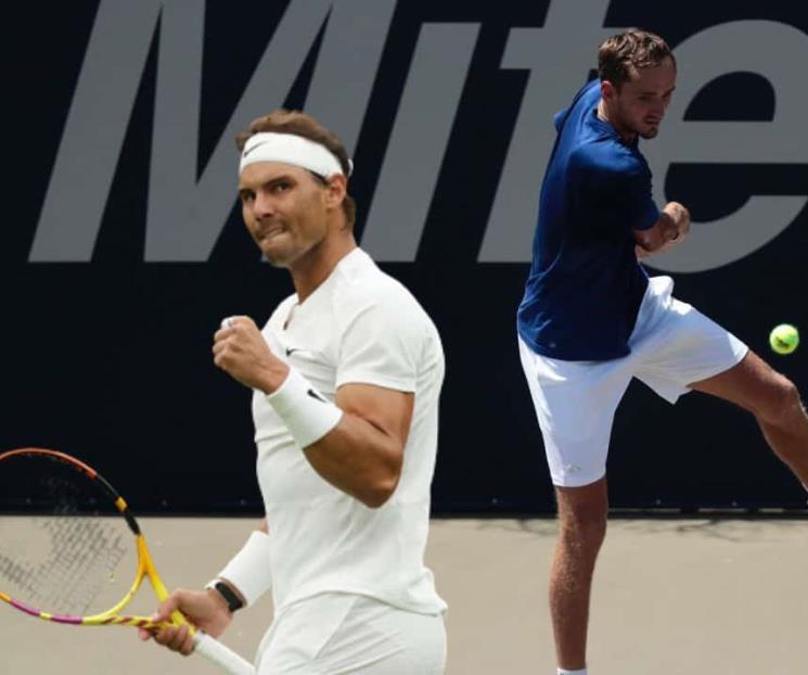 Califica Medvédev a Nadal como asombroso