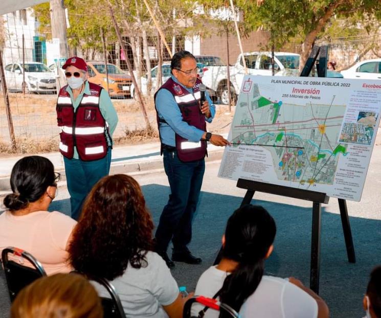Suman 18 calles en Escobedo con el Plan Municipal de Obras