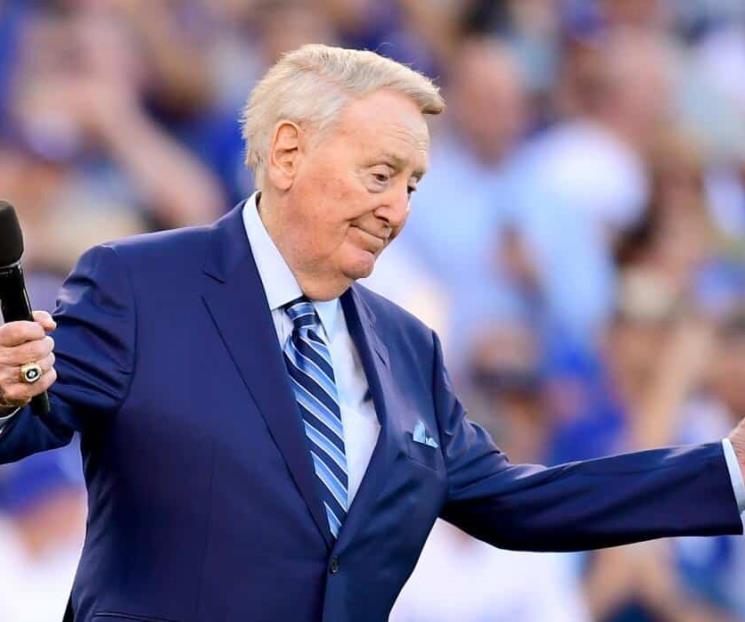 Muere Vin Scully, la voz oficial de los Dodgers