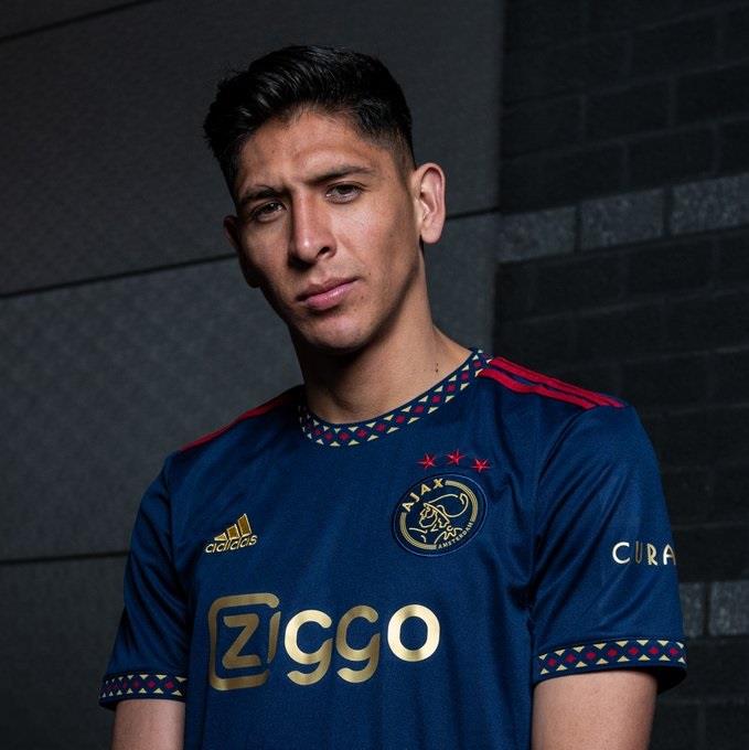 Presentan Ajax y Edson jersey de visita