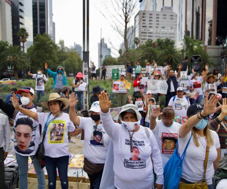 ‘El país está totalmente destrozado por desapariciones’