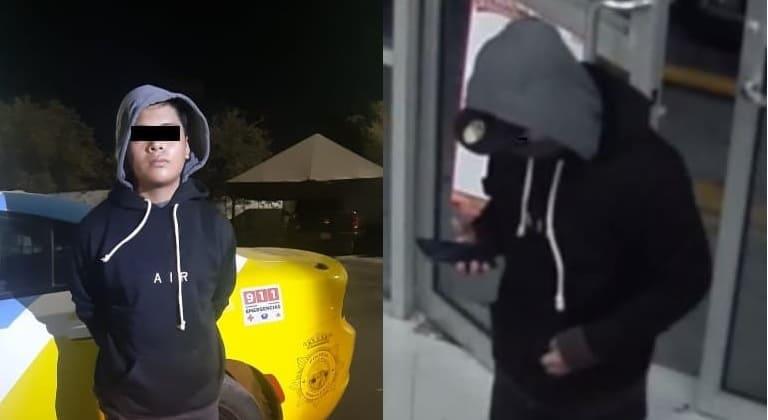 Arrestan a menor por asalto