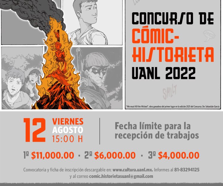 Mañana cierra registro para participar en Concurso de Cómic