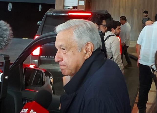 Visita AMLO Presa El Cuchillo