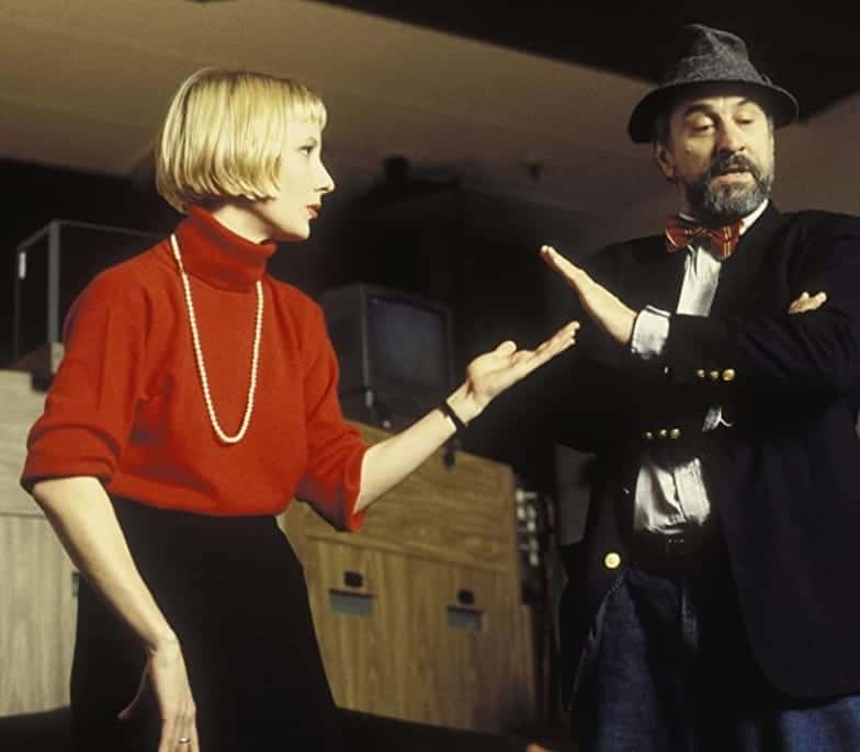 La actriz protagonizó Escándalo en La Casa Blanca (1997) junto a Robert De Niro y Dustin Hoffman