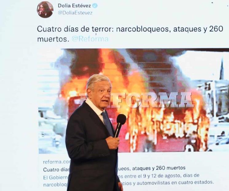 Acusa AMLO propaganda negra contra su gobierno