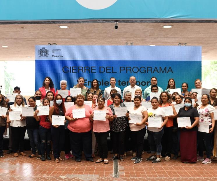 Gradúa Monterrey primera generación de Empleo Temporal