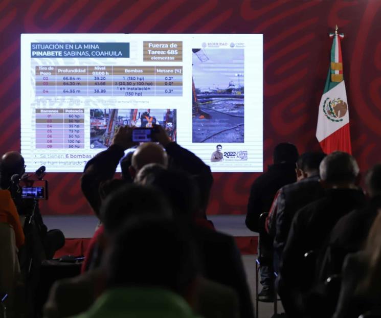 Pedirán apoyo a 2 empresas extranjeras para rescate en mina