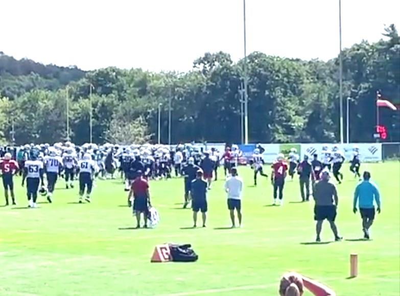 Se pelean Patriotas y Panthers en entrenamiento
