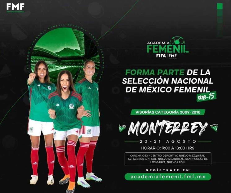 Ya está en Mty la Academia FIFA Femenil de la FMF