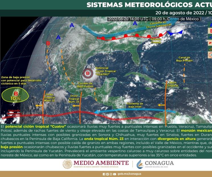 Tormenta tropical Danielle afectará a varios estados