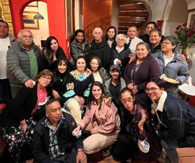 Festejan liberación de Rosario Robles