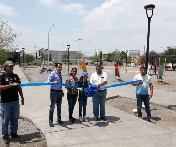 Entrega Daniel Carrillo nuevo espacio de esparcimiento