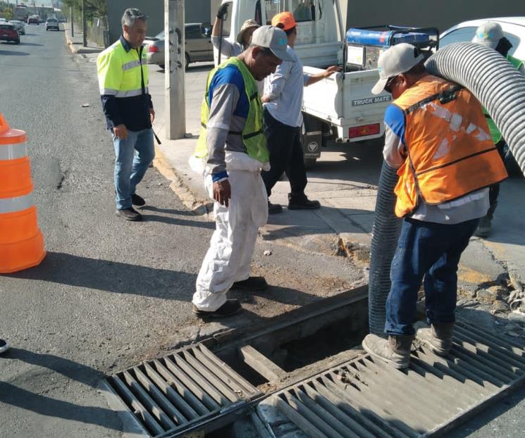 Arrecian limpieza de pluviales en SC