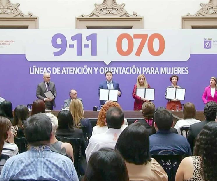 Habilita NL 911 y 070 para violencia contra la mujer