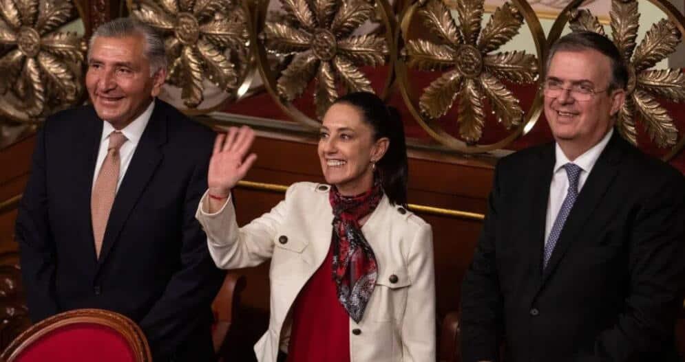 Coinciden corcholatas en evento de AMLO en PN