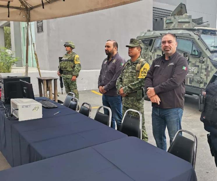 Realizan canje de armas en Apodaca
