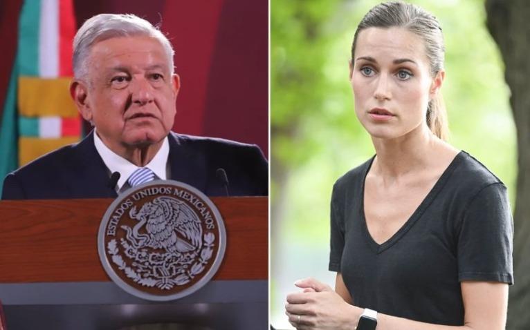 AMLO cuestiona linchamiento político a ministra finlandés