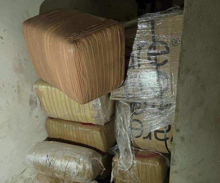 Catean domicilio, aseguran droga