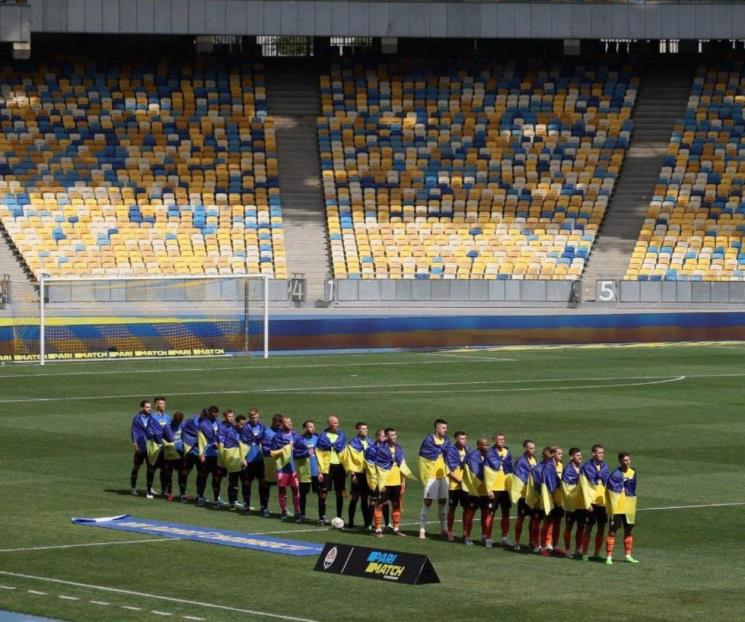 Partido en Ucrania dura casi 5 horas por alarmas antiaéreas