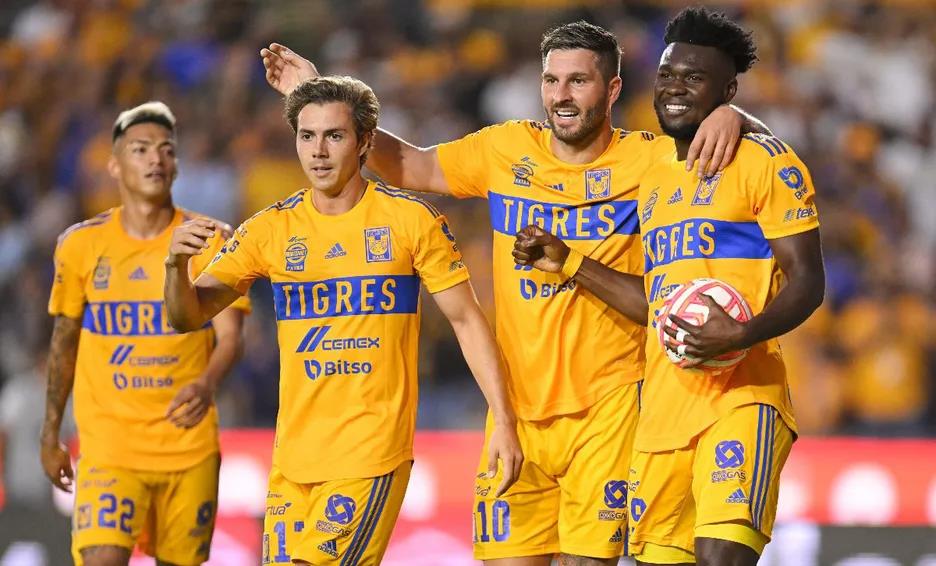 Tigres, con la mesa servida