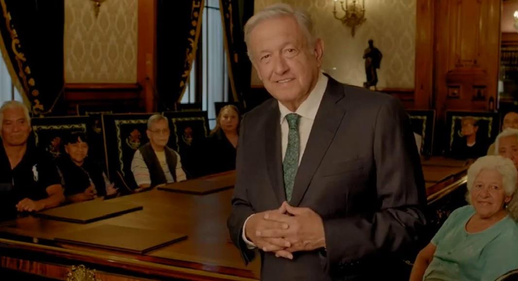 AMLO lanza spot con adultos mayores por su Cuarto Informe