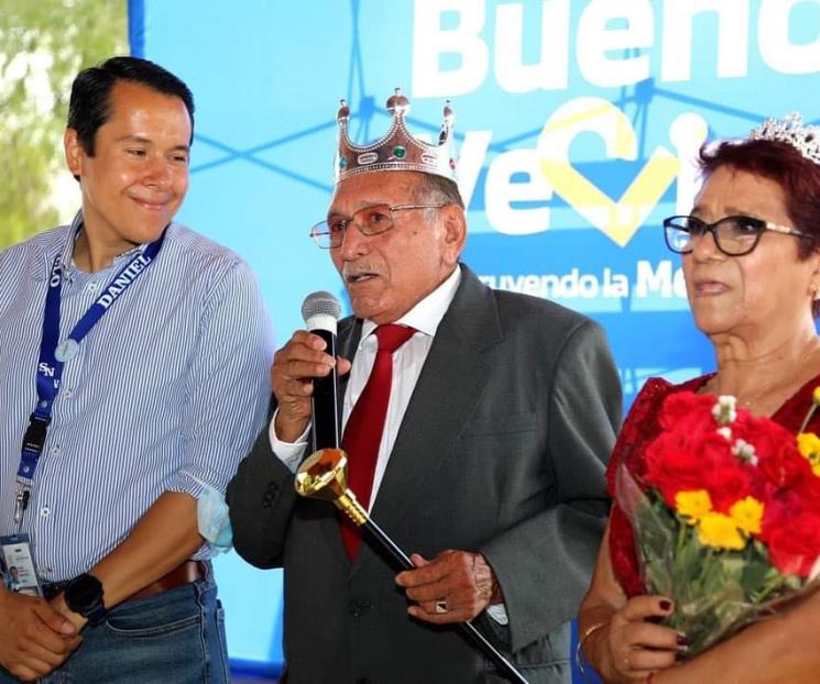 Coronan en SN a la Reina y Rey de los Adultos Mayores