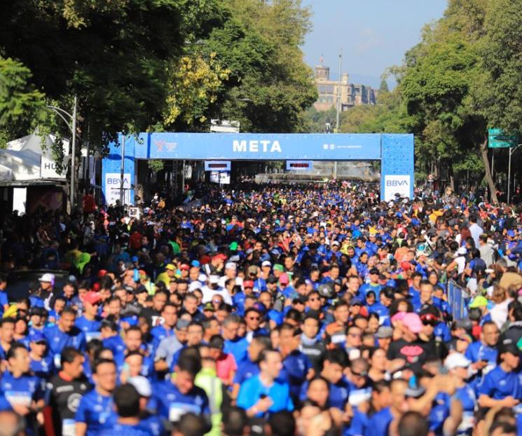 Participaran casi 20 mil en Maratón de CDMX Participaran casi 20 mil en Maratón de CDMX