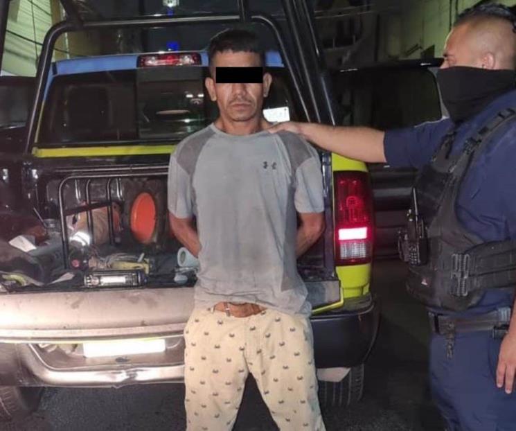 Lo detienen por robar herramienta de auto