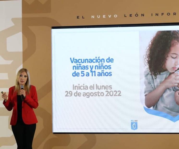 Aplicarán desde el lunes vacuna Covid a niños de 5 a 11 años Aplicarán desde el lunes vacuna Covid a niños de 5 a 11 años