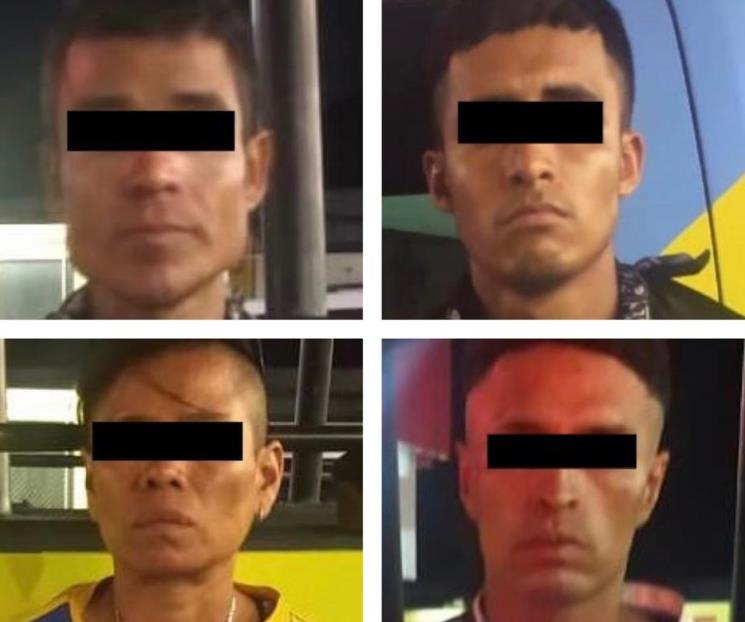 Caen 4 que asaltan con muleta