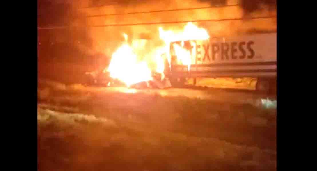 Regresan bloqueos e incendios a  Zacatecas