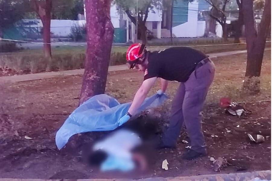 Muere motociclista tras chocar contra árbol
